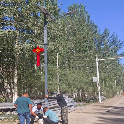 阿里太阳能路灯安装